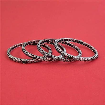 Oxidised Classic Bangles With Oxidised Plating