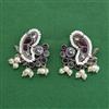 Oxidised Classic Earring With Oxidised Plating
