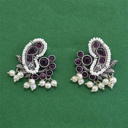 Oxidised Classic Earring With Oxidised Plating