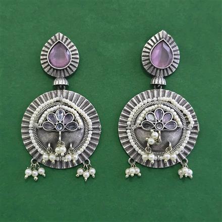 Oxidised Classic Earring With Oxidised Plating
