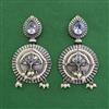 Oxidised Classic Earring With Oxidised Plating