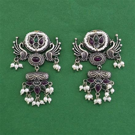 Oxidised Classic Earring With Oxidised Plating