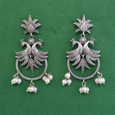 Oxidised Classic Earring With Oxidised Plating