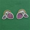 Oxidised Classic Earring With 2 Tone Plating