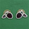 Oxidised Classic Earring With 2 Tone Plating