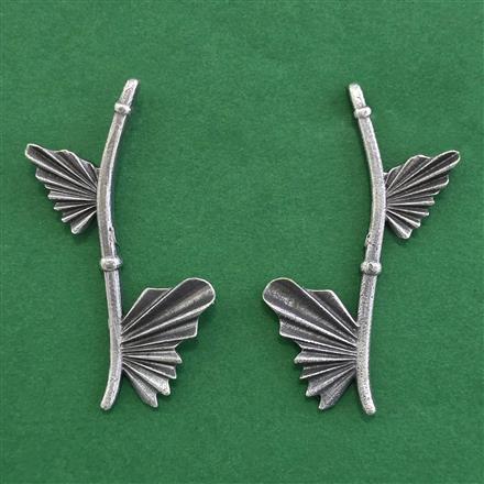 Oxidised Classic Earring With Oxidised Plating