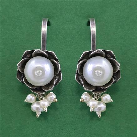 Oxidised Earcuff With Oxidised Plating