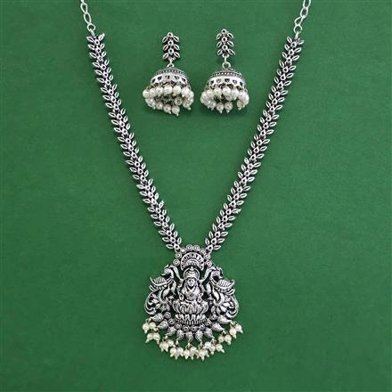 Oxidised Classic Necklace With Oxidised Plating