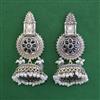 Oxidised Jhumki With 2 Tone Plating