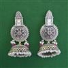 Oxidised Jhumki With 2 Tone Plating