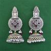 Oxidised Jhumki With 2 Tone Plating