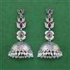 Oxidised Long Earring With Oxidised Plating