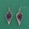 Oxidised Classic Earring With Mehndi Plating