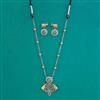 Oxidised Choker Necklace With 2 Tone Plating