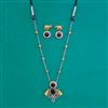Oxidised Choker Necklace With 2 Tone Plating