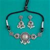 Classic Necklace With Oxidised Plating