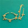 Oxidised Classic Kada With Gold Plating