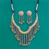 Oxidised Classic Necklace With 2 Tone Plating