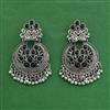 Oxidised Classic Earring With Oxidised Plating