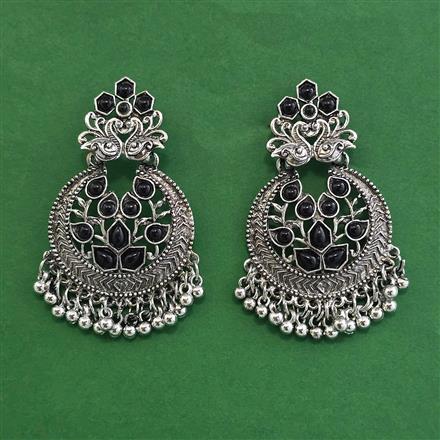 Oxidised Classic Earring With Oxidised Plating