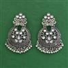Oxidised Classic Earring With Oxidised Plating