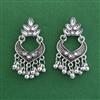 Oxidised Kashmiri Earring With Oxidised Plating