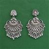 Oxidised Kashmiri Earring With Oxidised Plating