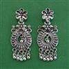 Oxidised Kashmiri Earring With Oxidised Plating