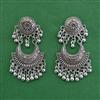 Oxidised Kashmiri Earring With Oxidised Plating