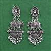 Oxidised Classic Earring With Oxidised Plating