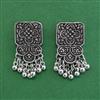 Oxidised Kashmiri Earring With Oxidised Plating