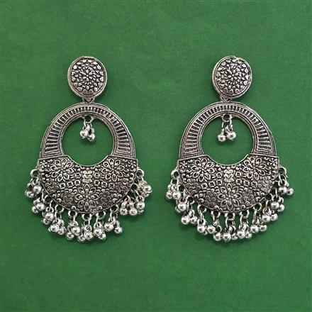 Oxidised Classic Earring With Oxidised Plating