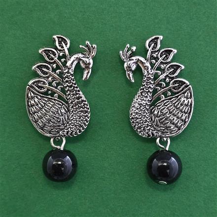 Oxidised Classic Earring With Oxidised Plating