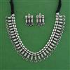 Oxidised Choker Necklace With Oxidised Plating
