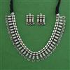 Oxidised Choker Necklace With Oxidised Plating