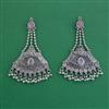 Oxidised Long Earring With Oxidised Plating
