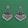 Oxidised Classic Earring With Oxidised Plating