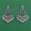 Oxidised Classic Earring With Oxidised Plating