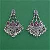 Oxidised Classic Earring With Oxidised Plating