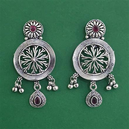 Oxidised Classic Earring With Oxidised Plating