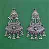 Oxidised Long Earring With Oxidised Plating