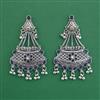 Oxidised Long Earring With Oxidised Plating