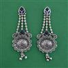 Oxidised Classic Earring With Oxidised Plating