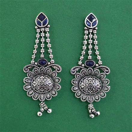 Oxidised Classic Earring With Oxidised Plating