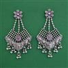 Oxidised Long Earring With Oxidised Plating