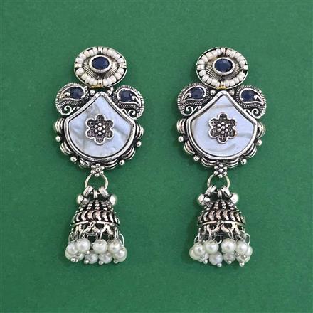 Oxidised Classic Earring With Oxidised Plating