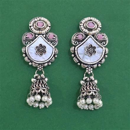 Oxidised Classic Earring With Oxidised Plating