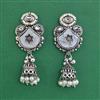 Oxidised Classic Earring With Oxidised Plating