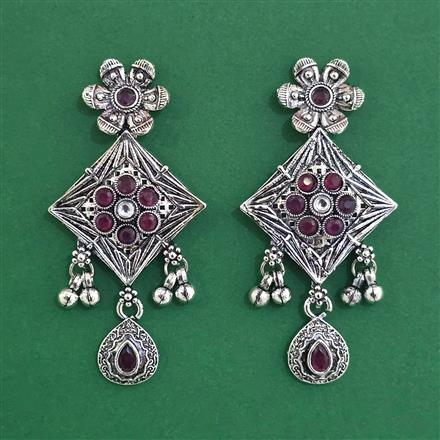 Oxidised Classic Earring With Oxidised Plating
