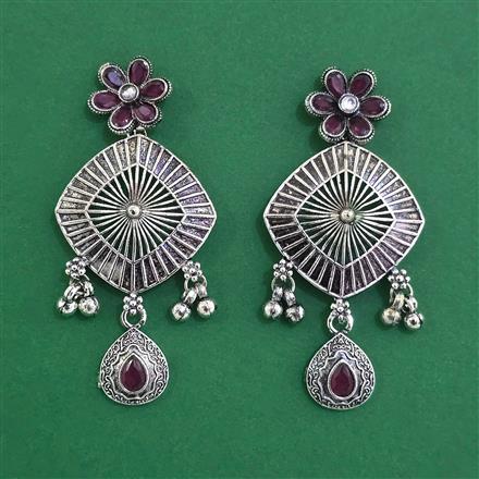 Oxidised Classic Earring With Oxidised Plating